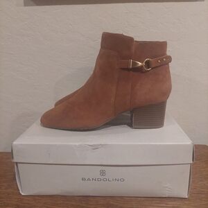 Bandolino Faruka Suede Fashion Boots Women's Size 8.5 M